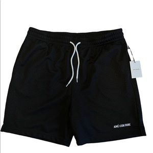 Aime Leon Dore Gym Shirt Black Mesh Large